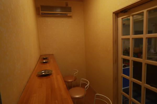 完全分煙★喫煙スペースも完備！