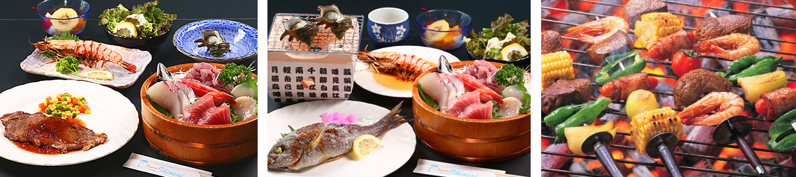 選べる夕食！おいしい食事を心ゆくまで！