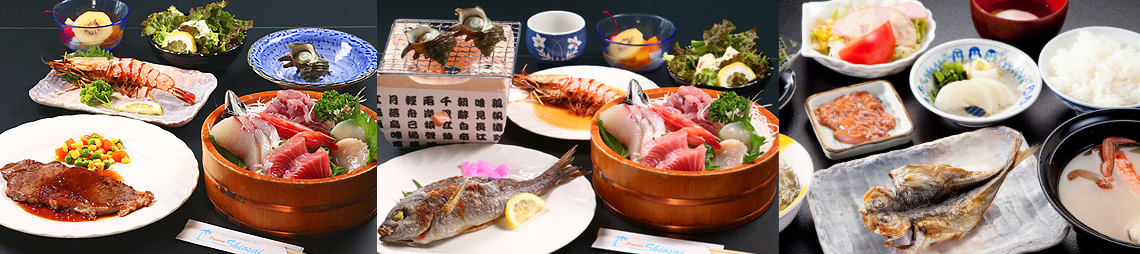 選べる夕食！おいしい食事を心ゆくまで！朝食は心温まる和食をお出しします♪